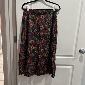Herman Geist Floral Skirt Vintage